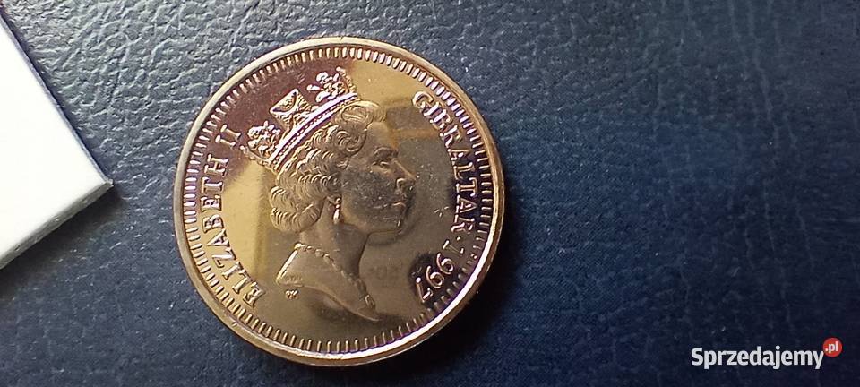 Stare monety 10 pens 1997 Gibraltar podkarpackie Lesko
