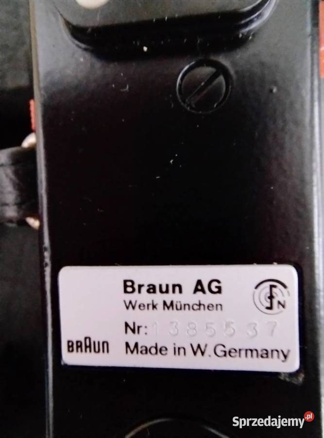 Kamera Braun Nizo 481 macro Żory