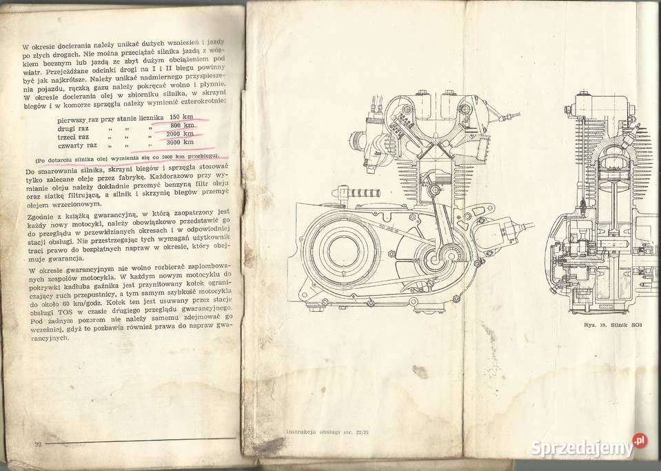 Junak M10 instrukcja obsługi oryginał Iłowa