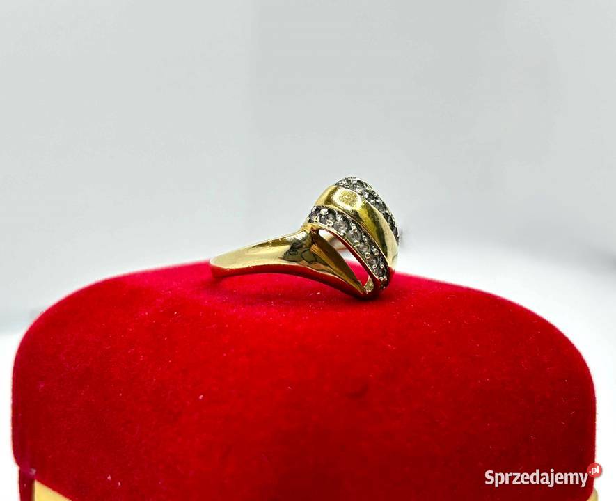 Złoty Pierścionek pr 585 28g R15 warmińsko-mazurskie