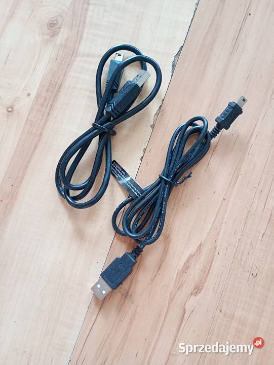 kabel przewód USB mini czarny zachodniopomorskie Szczecin