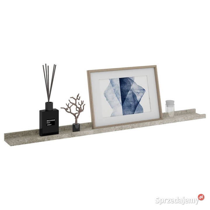 Półki ścienne 4 szarość betonu 100x9x3 WM326707 Warszawa
