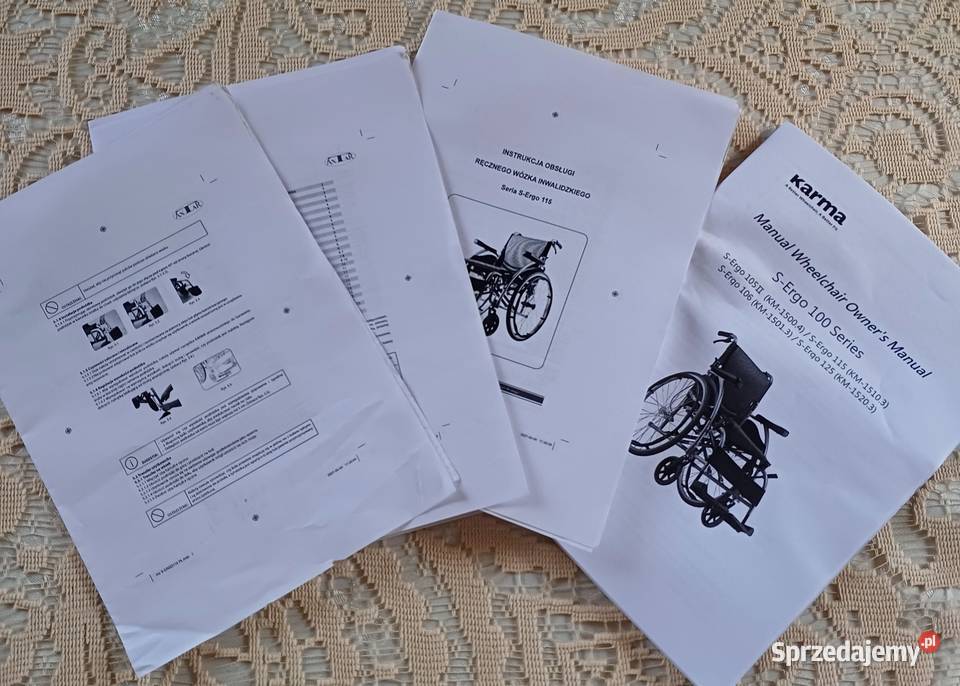Nowy wózek inwalidzki Karma SErgo 115 Świdnica