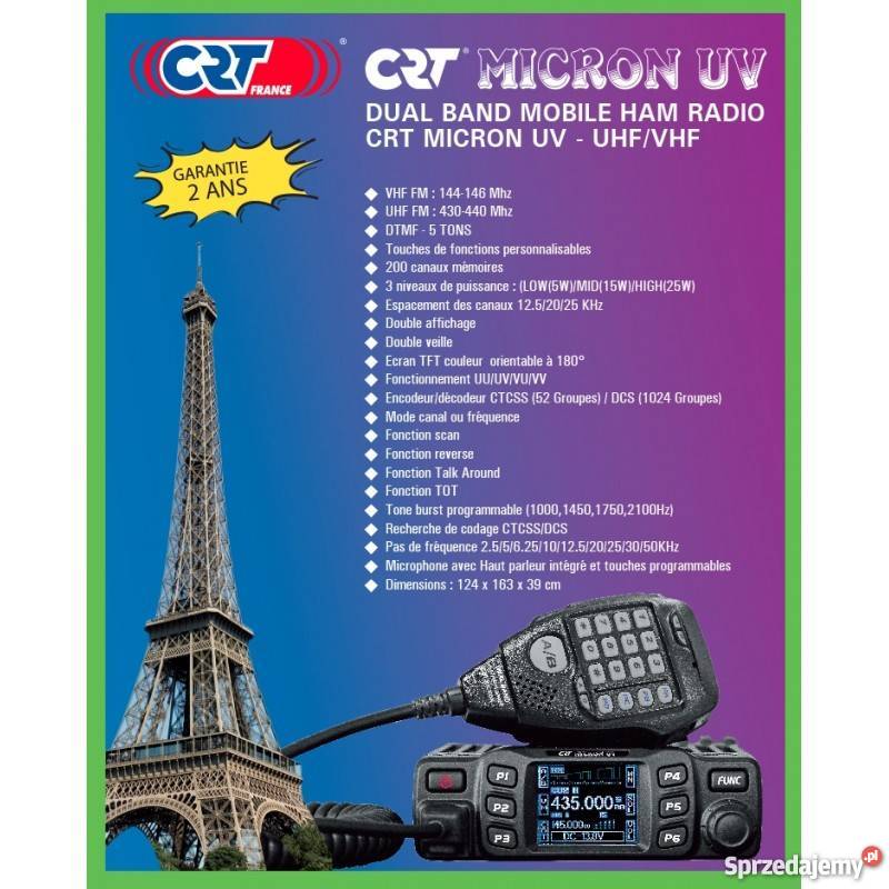 CRT MICRON UV UHFVHF Radio amatorskie Antena Lublin