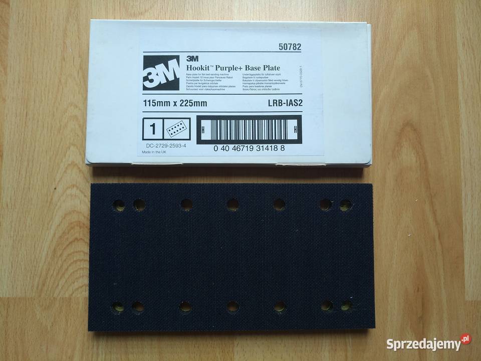 3M Hookit Purple base plate SSPF 115 x 225 50782 Gorzów Wielkopolski sprzedam