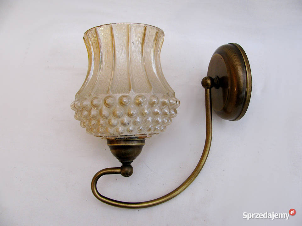 kinkiet mosiądz stylizowany V Szczecinek