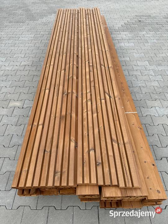 DESKA ELEWACJA LAMELA TRIO TRIPLE TERMO THERMO Prusice