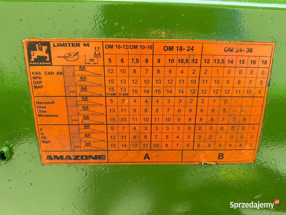 Rozsiewacz Amazone M 1501 Stan 2010r Borowie