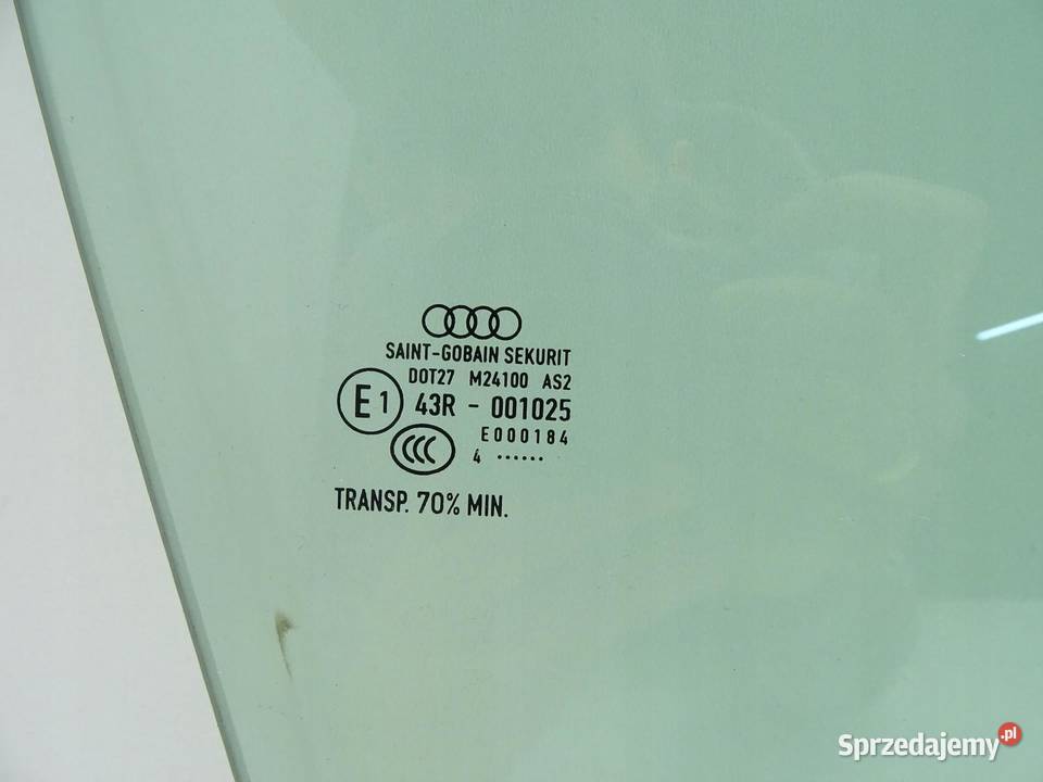 SZYBA DRZWI PRAWA PRAWY PRZÓD PRZEDNIA AUDI A3 sprzedam