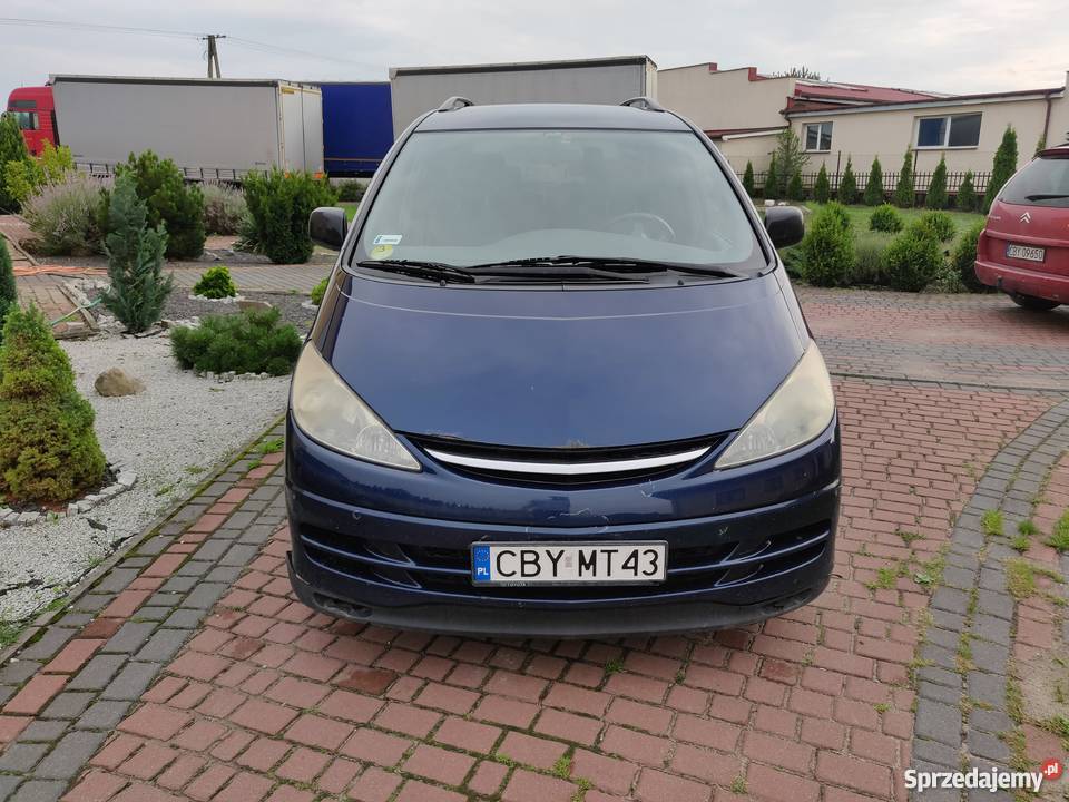 Toyota Previa 20 D4D w super wersji SKÓRY światła przeciwmgielne