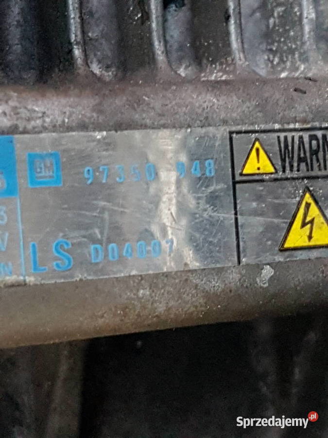 OPEL MERIVA 17 CDTI STEROWNIK SILNIKA KOMPUTER osobowe wielkopolskie Turek
