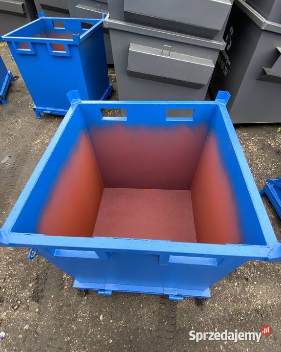 Kontener z otwieranym dnem 1 m3 kontener Niedrzew Pierwszy