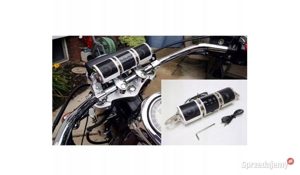 RADIO MOTOCYKLOWE Z METALU Z GŁOŚNIKAMI MP3 śląskie
