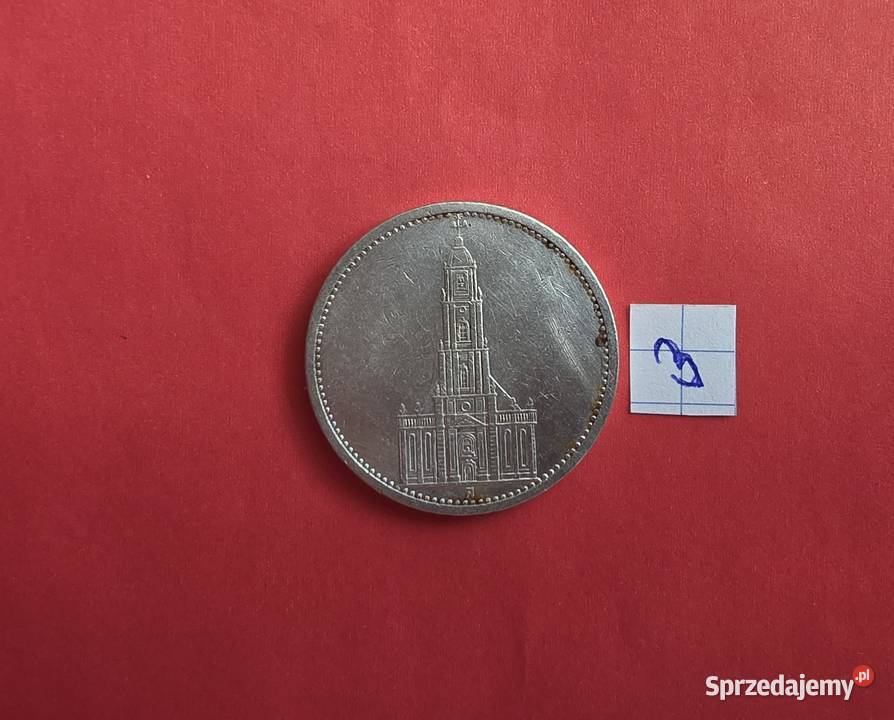5 marek Niemcy 1934 A kościół garnizonowy w dolnośląskie Wrocław sprzedam