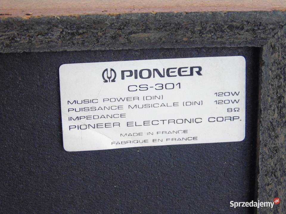 Świetne stereo kolumny Pioneer CS301 DOSTAWA podkarpackie Jasło