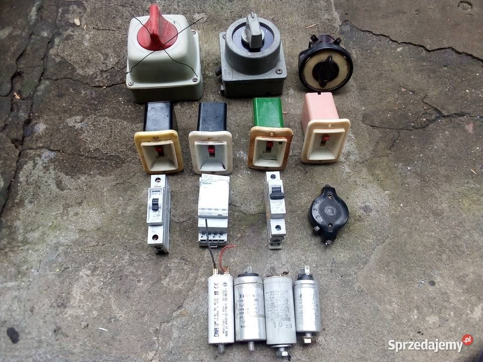 Wyłącznik prądowe różne rodzaje