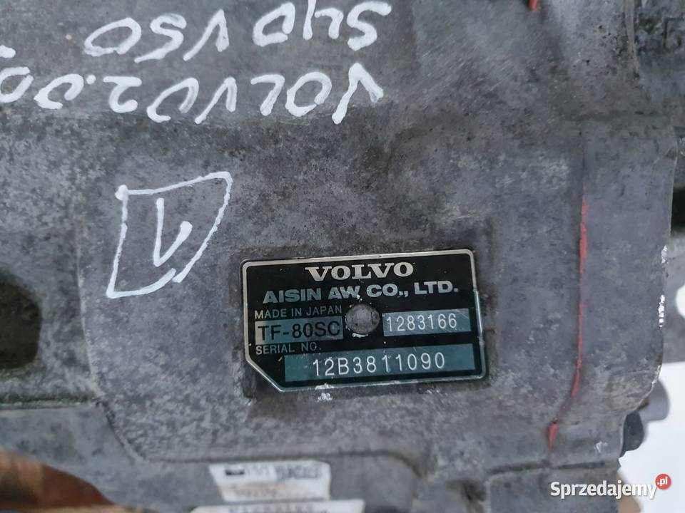 Volvo S40 II 20 D D3 D4 AUTOMATYCZNA SKRZYNIA Janów