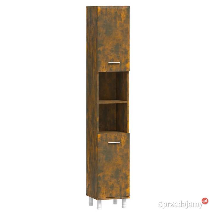 vidaXL Szafka łazienkowa przydymiony dąb Warszawa