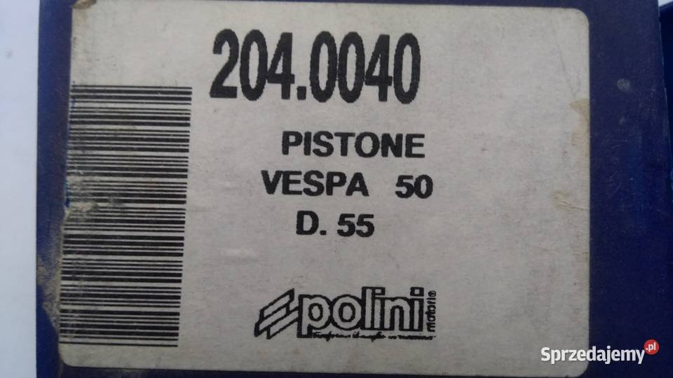 TŁOK POLINI 55 mm PIAGGIO VESPA 50 ccm 2040040 Motoryzacja Bielsk Podlaski