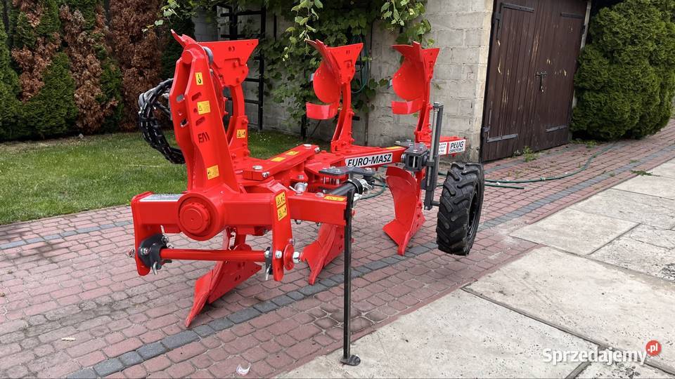 Plug obrotowy obracalny 3 skibowy Euromasz Brody Małe