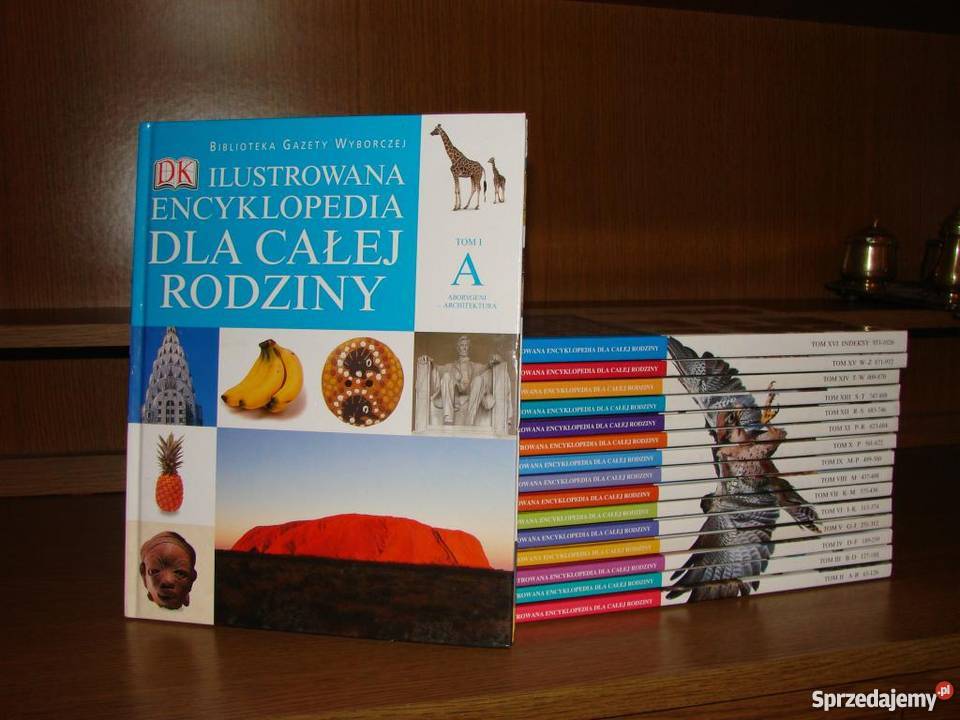 Ilustrowana encyklopedia całej rodziny 16 tomów Książki naukowe i popularnonaukowe