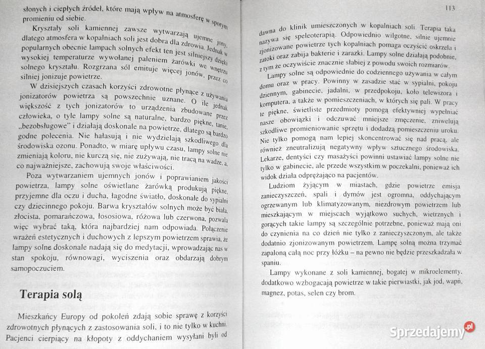 Lecznicze właściwości soli David G Adams Chełm sprzedam