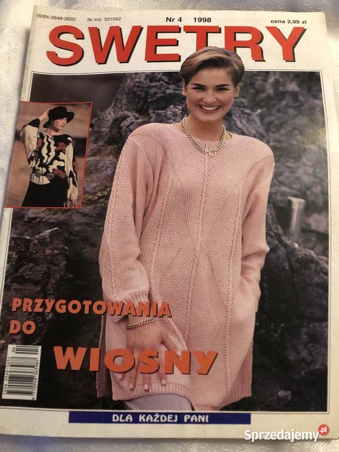 SWETRY na drutach i szydełku wyroby rękodzieło rękodzieło, biżuteria, szycie Zegrze