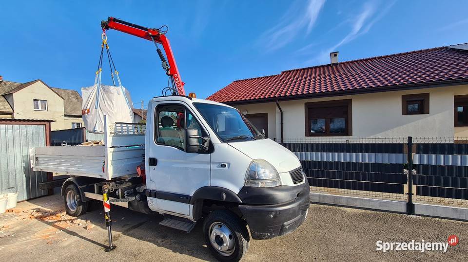 Usługi transportowe Wywóz gruzu ziemi dźwig hds śląskie Bielsko-Biała