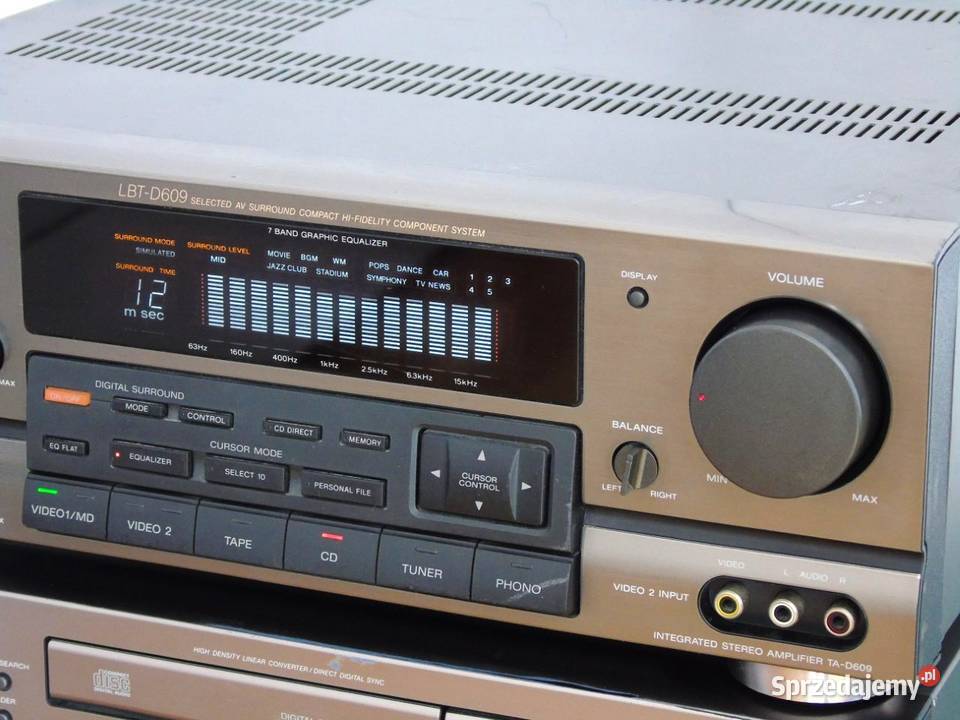 Wzmacniacz Sony TAD609 korektor graficzny Jasło