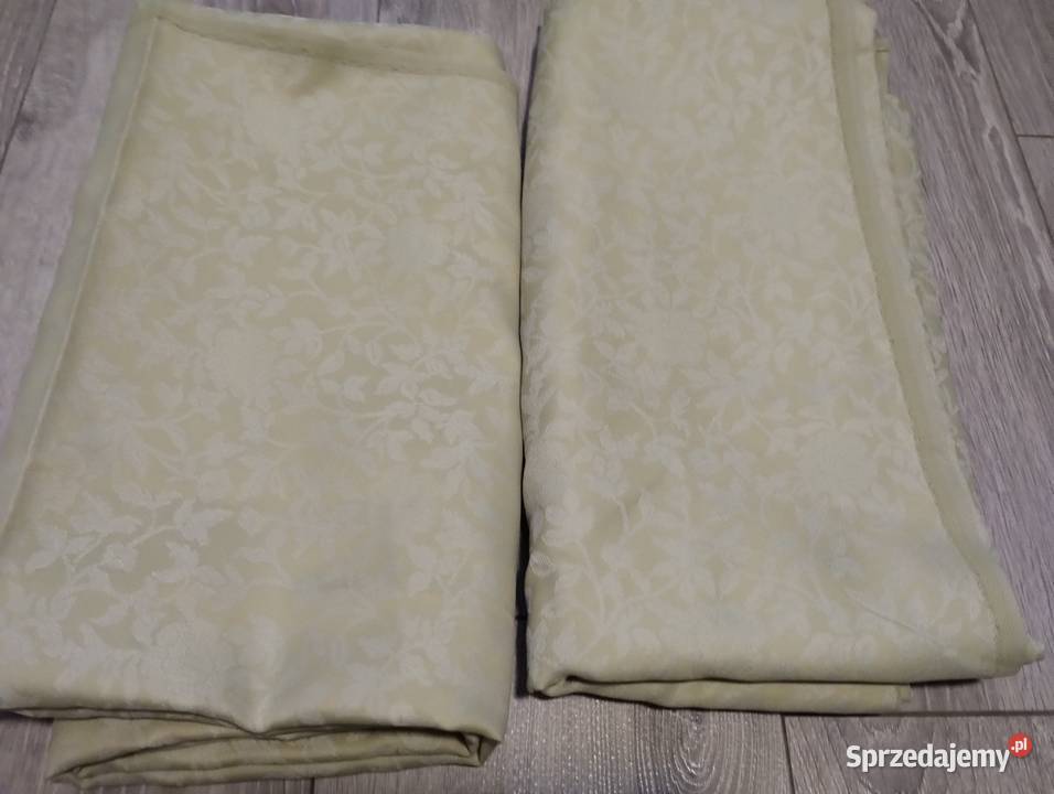 zasłony dwie sztuki odcienie zieleni Poznań