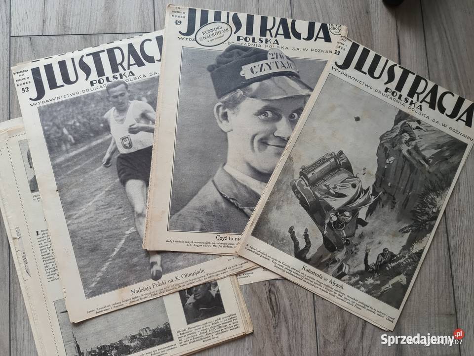 Ilustracja Polska archiwalny przedwojenny Wronki