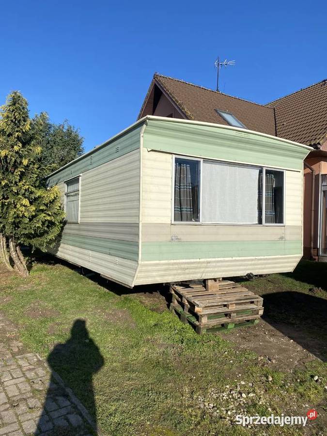 Domek holenderski angielski przyczepa kempingowa Niechorze