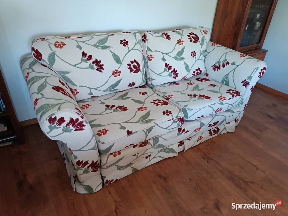 Sofa w kwiaty i dwa fotele Chojnice sprzedam