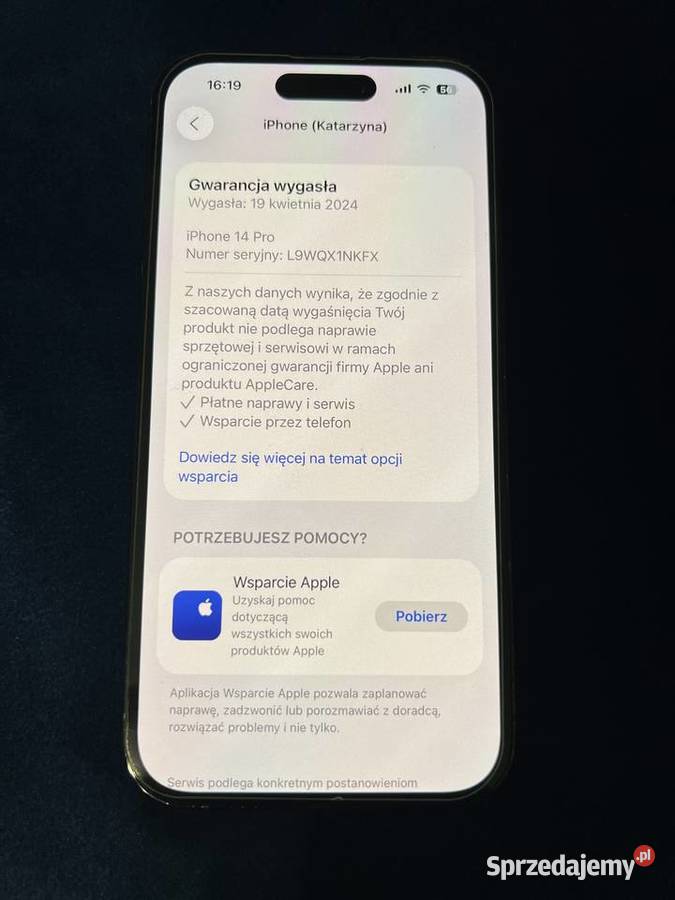 iPhone 14 PRO Oryginalny zestaw ETUI STAN NOWY Łuków