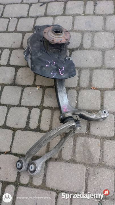 Kompletna zwrotnica prawa A6 C6 4F oryginał Lubin