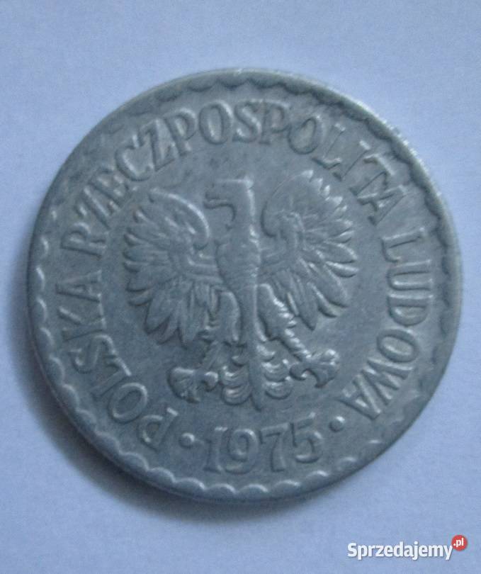 Moneta obiegowa 1 1975r monetyPRL