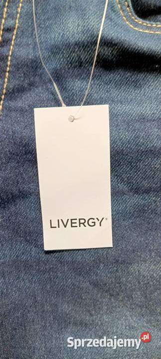 LIVERGY spodenki bermudy jeansowe męskie z Pozostałe Ełk