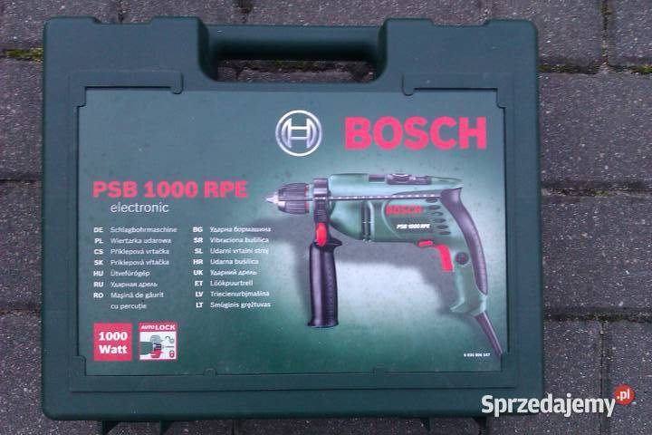 Nowa Wiertarka BOSCH PSB 1000RPE 1000W z Warszawa