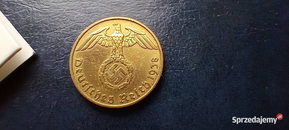 Stare monety 5 fenig 1938 A Niemcy 2 Numizmatyka