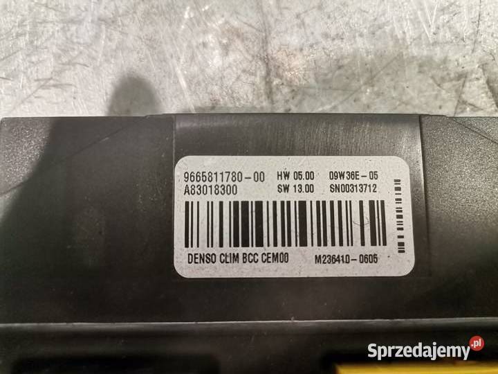 Sterownik Moduł Klimatyzacji AC 9665811780 Komputery Nowy Sącz