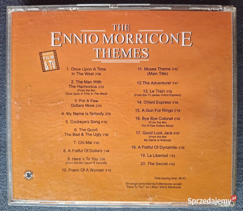 The Ennio Morricone Themes CD Kraków sprzedam