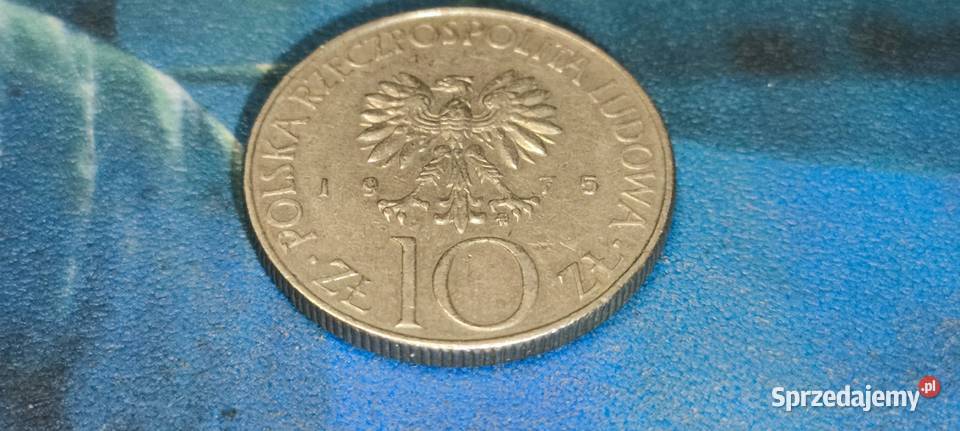 Monety PRL 10 1975 Mickiewicz Gliwice