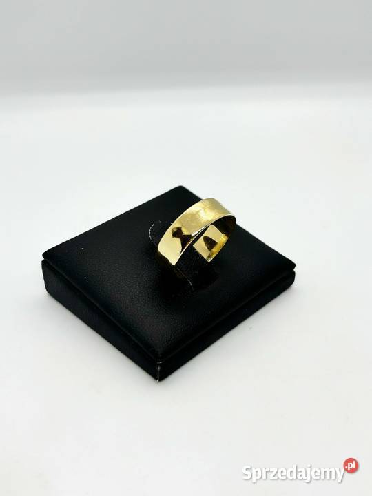 Złota obrączka pr 585 40g Rozmiar 15 ocechowana Elbląg