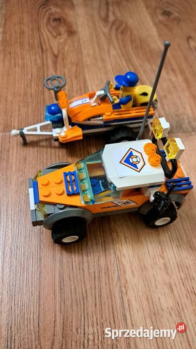 Lego City 7737 samochód terenowy ze skuterem Lego Zabawki Zielona Góra
