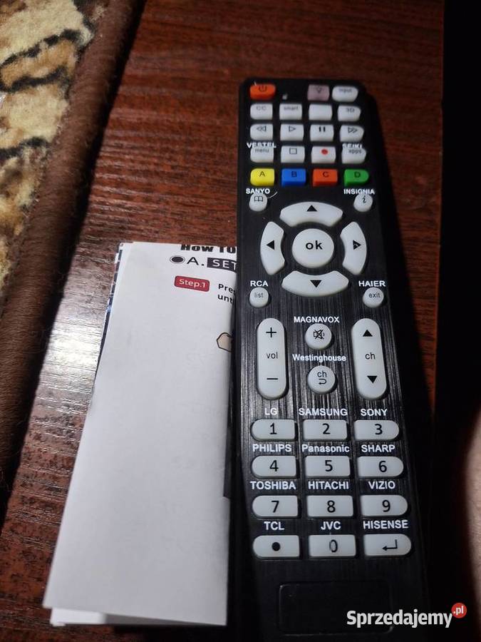 Pilot do telewizora z podświetleniem Łódź