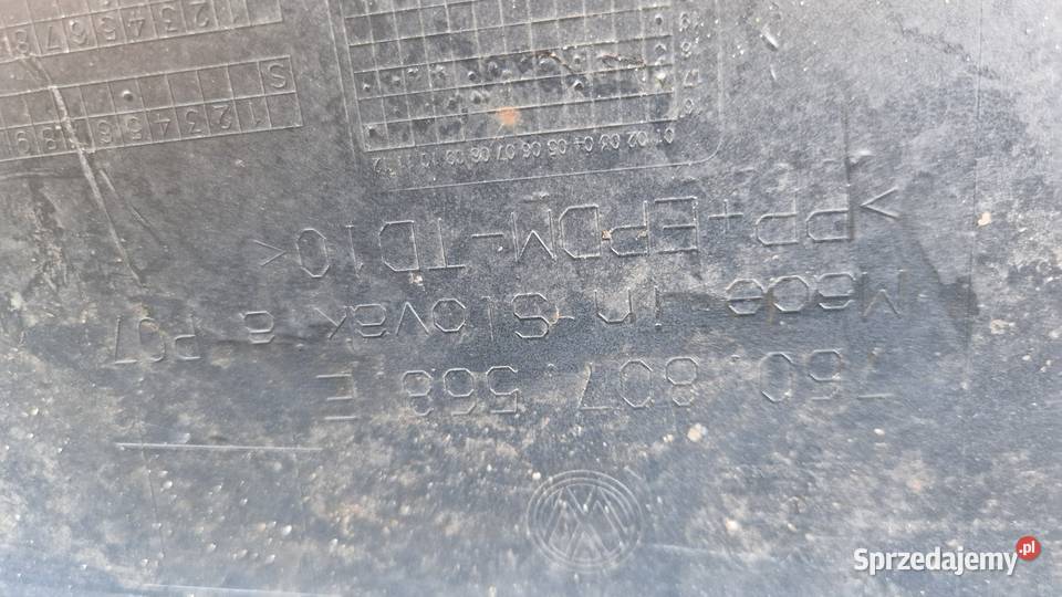 VW TOUAREG 3 III ZDERZAK TYLNY TYŁ 760807421A Słowikowo