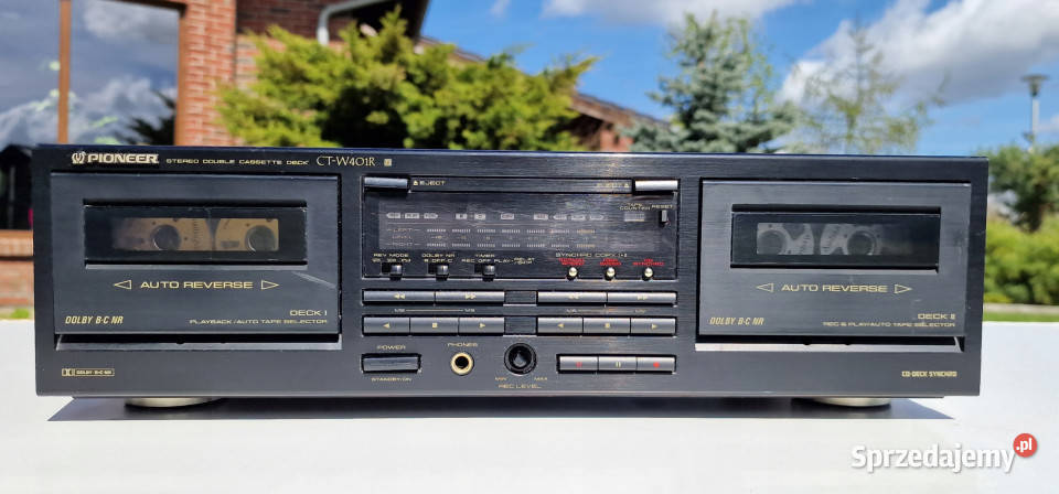 Magnetofon catette deck Pioneer CTW401R CT W 401 Audio Międzychód