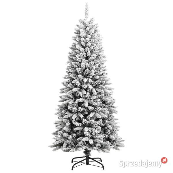 vidaXL Sztuczna choinka pokryta śniegiem 150 PVC Warszawa sprzedam