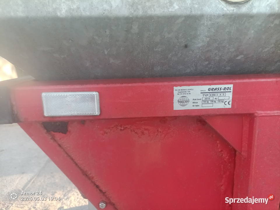 Sprzedam rozsiewacz do nawozów firmy GrassRol Szeligi