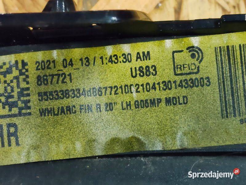 Listwa na Błotnik Lewy Przód BMW X5 G01 867721 osobowe Pleszew